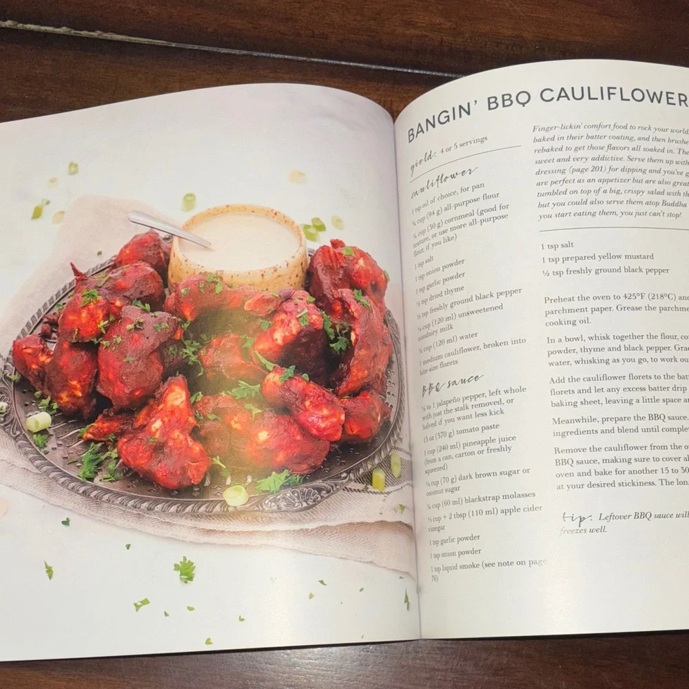 Vegan Comfort Cooking Cookbook with Cream Cover